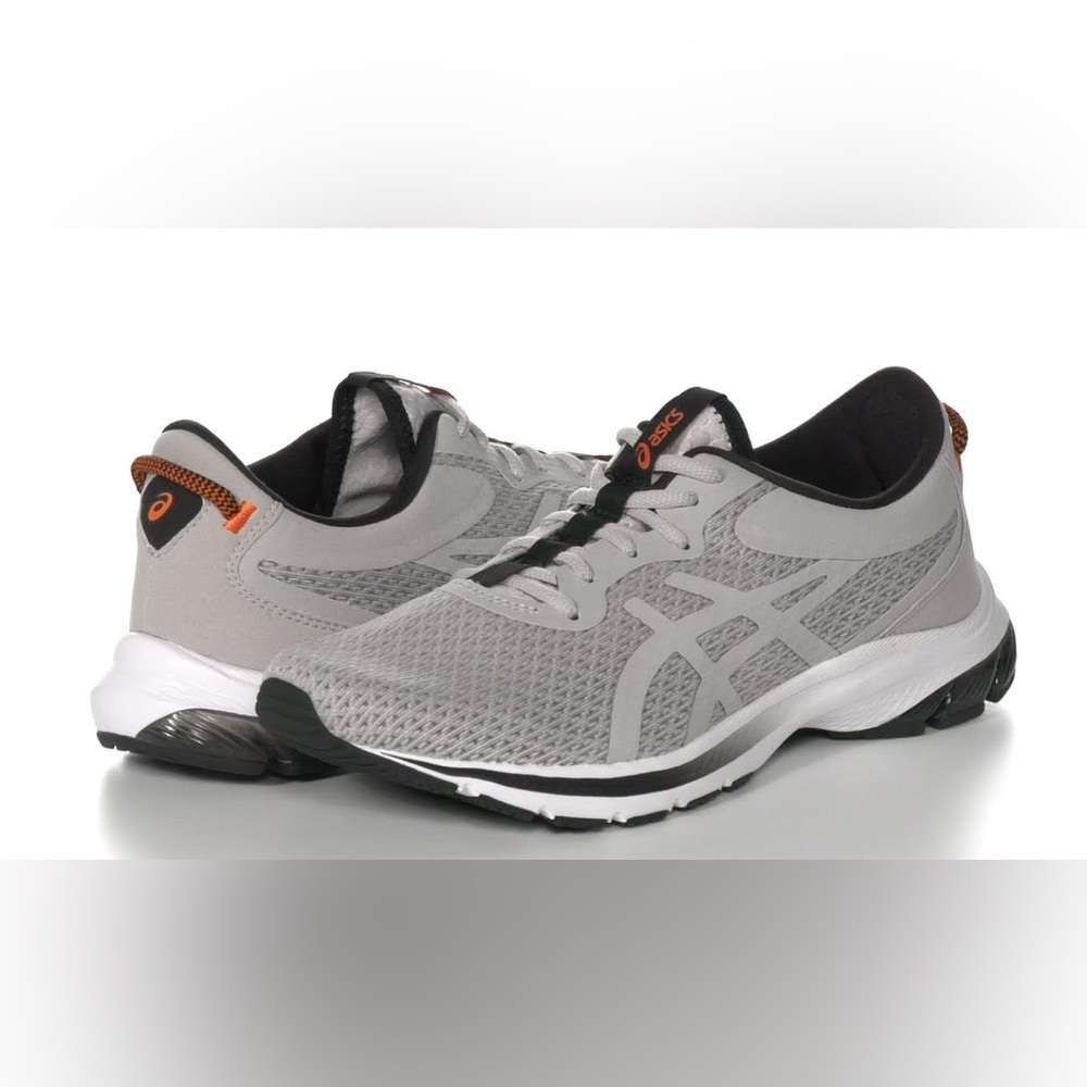 ASICS Men's Athletic Shoes in Gray and Black